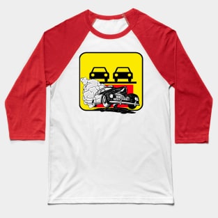 Crazy car racing Baseball T-Shirt